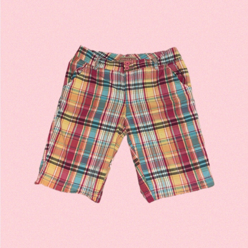Plaid Multi Y2K Shorts